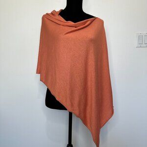 Kerisma Poncho Dress Topper Asymmetrical Bamboo blend‎ Orange